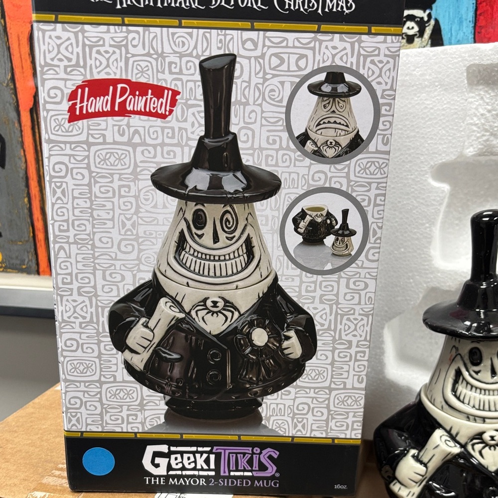 Disney Black and White The Nightmare Before Christmas Geeki Tikis Mug